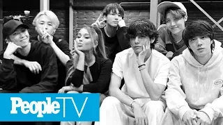 Ariana Grande Shares 2020 Grammys Rehearsal Picture With BTS: 'Look Who I Bumped Into' | PeopleTV