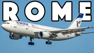 1 Hour of Non Stop action! INCREDIBLE Plane Spotting at Rome Fiumicino (FCO/LIRF)