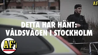 Våldsvågen i Stockholm under julveckan – detta har hänt