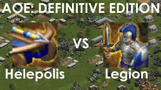 AOE: DE - Helepolis vs Roman Legion