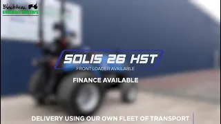 The Solis 26 HST 4WD Compact Tractor