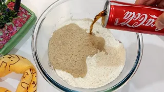 I don't buy bread anymore/ Just add Coca Cola to the flour and the bread is ready / Coca Cola bread