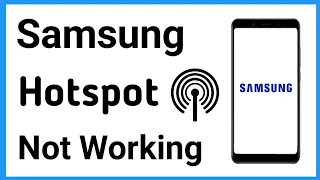 Samsung Hotspot Not Working | Hotspot Problem In Samsung