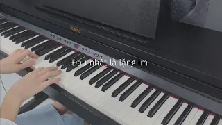 [#yuriko_playlist] Đau Nhất Là Lặng Im - Erik | Piano Cover tone Nữ + lyrics