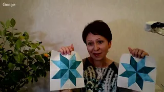 Звезды Пэчворк Лоскутное шитье Мастер класс Марина Сохончук