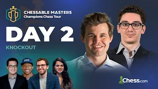 Chessable Masters 2023 | Can Fabiano, Wesley, and Hikaru Repeat Their MAGICAL Play On Day Two?