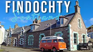 Explore a Charming Scottish Village in Moray || Findochty Village WALK
