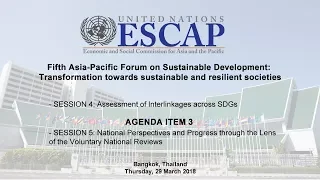 APFSD (Day 2) - Session 4 & AGENDA ITEM 3: Session 5