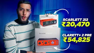 Focusrite Scarlett 2i2 vs Clarett+ 2Pre (worth the upgrade?)