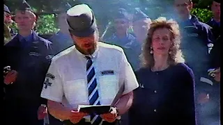 Eesti piirivalve Võidupüha tähistamine Toompeal. 24.06.1992 ETV