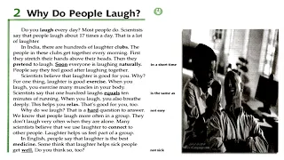 Facts and Figures - Unit 2: How? Why?   Lesson 2: Why do we laugh?