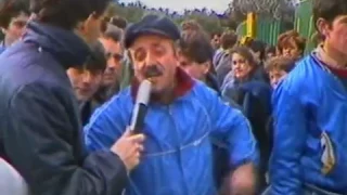 Interviste di Bruno Conte ai tifosi leccesi e baresi prima di LECCE-Bari del 24 febbraio 1985