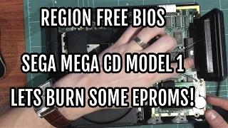 SEGA Mega CD - Region free BIOS EPROM mod