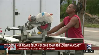 Hurricane Delta heading towards Louisiana coast