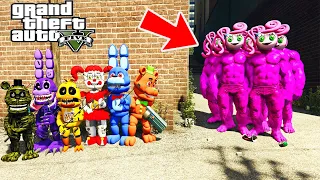 ANIMATRONICS KIDS VS MONSTERS TREVOR HENDERSON GTA 5 FNAF MODS ANIMATION SFM