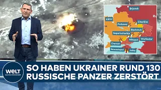 "KLASSISCHE MILITÄRSTRATEGIE" - Mit dieser Taktik haben Ukrainer rund 130 russische Panzer zerstört