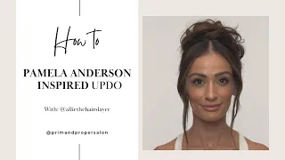 HOW TO: PAMELA ANDERSON INSPIRED UPDO