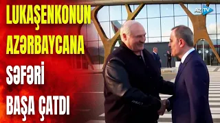Belarus Prezidenti Aleksandr Lukaşenkonun Azərbaycana dövlət səfəri başa çatdı