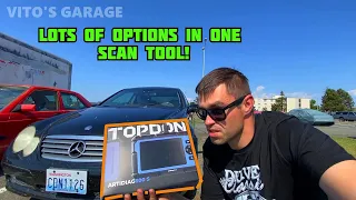 TopDon ArtiDiag 600S Scantool Review- 2004 Mercedes C230 Example