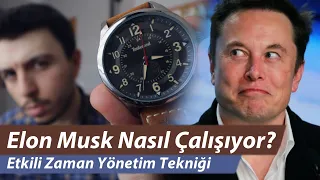 Elon Musk Nasıl Çalışıyor? - En Etkili Zaman Yönetim Tekniği (Timeboxing)