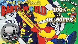 The Simpsons: Bart vs. the World (NES) [100%] (4K, 60FPS)