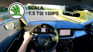 2022 Skoda Scala 1.5 TSI DSG 150PS | POV TEST DRIVE✔️