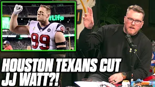 Pat McAfee Reacts To JJ Watt Being Cut From The Texans