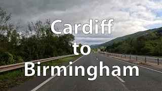 [4K] Driving from Cardiff to Birmingham (UK)