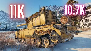 World of Tanks FV4005 Stage II  11K Damage & FV4005 - 10.7K & 10K & 11K