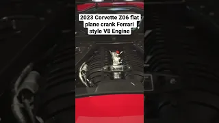 2023 Corvette Z06 Ferrari Style V8 ENGINE #short #shorts #z06 #corvette #ferrari
