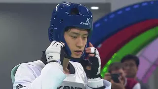 2017 Muju WT World Taekwondo Championships -68kg  Dae-hoon Lee (KOR) Vs Vladimir Dalakliev (BUL)