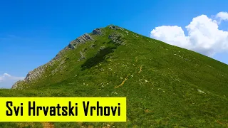 Visočica, Velebit, 1615m - planinarenje [97. VRH iz serijala SVI HRVATSKI VRHOVI] 4K