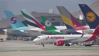 Lots of good takeoffs and landings at LAX on 5/3/2024. LAX1C plane spotting channel content.