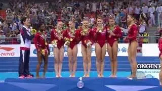 2014 Artistic Worlds, Nanning (CHN) - Women's Team Victory Ceremony - We are Gymnastics !