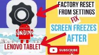 Lenovo tablet freezes after factory reset from Settings | what to do if Lenovo Tab M8 3rd gen freeze