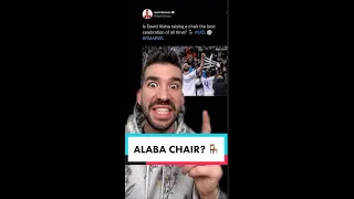 WHERE DID DAVID ALABA GET THE CHAIR?! 🪑😂