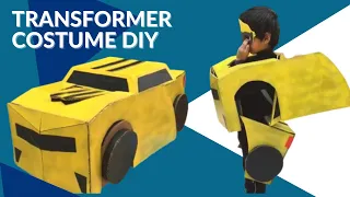 How to Make a Transformer Costume from Cardboard | Best Transformer Costume DIY Tutorial Part 1