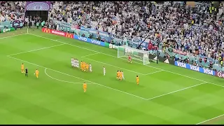 Netherlands 2nd Goal (Wout Weghorst) vs. Argentina with Insane Crowd Reaction🤯World Cup Best Moment