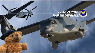 CV-22 OSPREY Two Synchronised Vertical Takeoffs | 352D SPECIAL OPERATIONS WING | RAF MILDENHALL