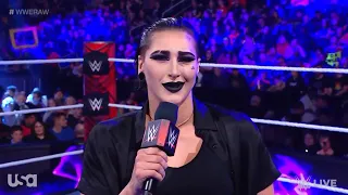 Bayley interrupts and confronts Rhea Ripley - WWE RAW 3/20/2023