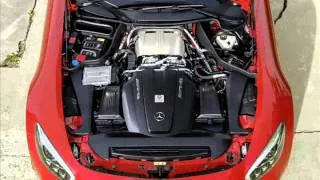 All New 2015 Mercedes-Benz AMG GT Exterior Details & Engine