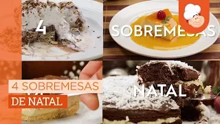 4 sobremesas de Natal — Receitas TudoGostoso