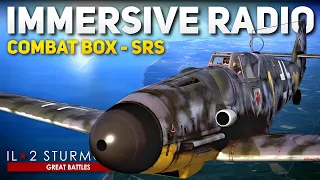 How to use SRS Radio in Il-2 Great Battles | Combat Box - Normandy 1944 | Bf-109 G6 Late