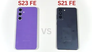 Samsung Galaxy S23 FE vs Galaxy S21 FE Speed Test and Camera Comparison