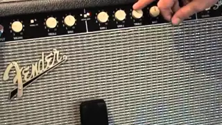 Fender Super Sonic 22 guitar amplifier demo with American Standard Stratocaster