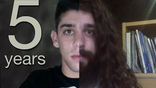 Five Years Time Lapse (half a decade of hair growth)