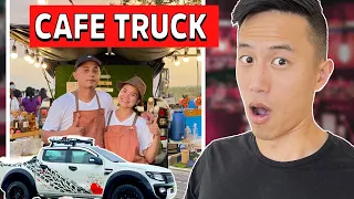 Reacting To Couple Starting Mobile Coffee Shop In Ford Ranger | Start A Food Business