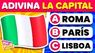 Adivina 50 Capitales que ya Deberías Saber 🌎🤓 | ¿Cuánto Sabes? | Play Quiz de Cultura General