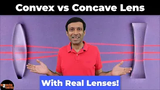 Concave and Convex Lens Experiment