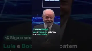 DEBATE: Lula e Bolsonaro falam sobre corrupção #shorts